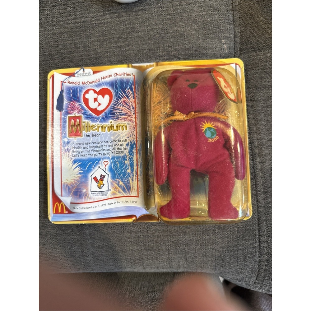 Ronald McDonald House Charities - Millennium The Bear - Ty Beanie Baby Brand NIB
